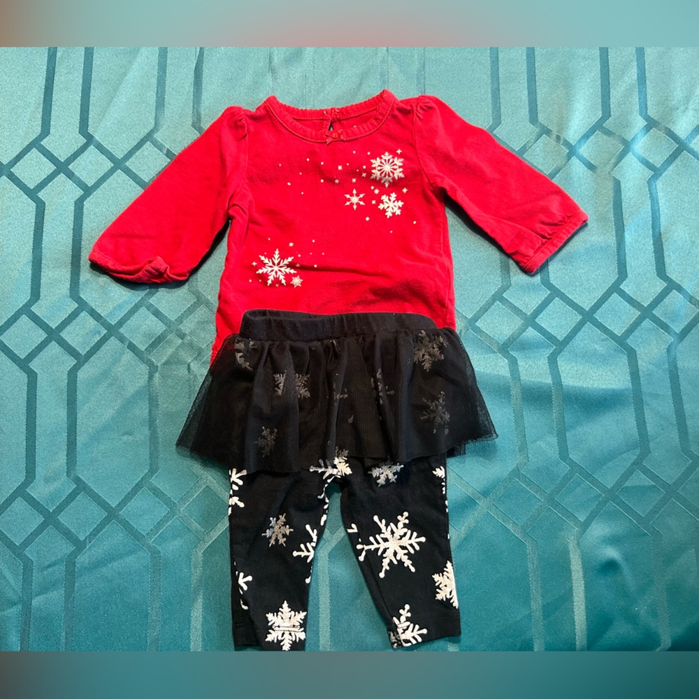 0-3 Months. Christmas Outfit
